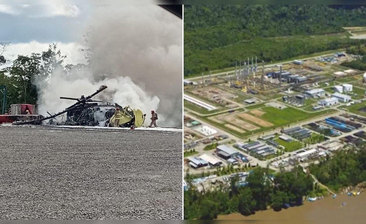 Accidente en Cusco: fallecen tres tras caída de helicóptero de Helisur en planta de gas