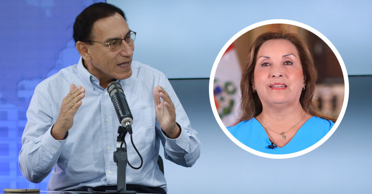 Martín Vizcarra acusa a Dina Boluarte de ser rechazada por respaldar violencia en protestas