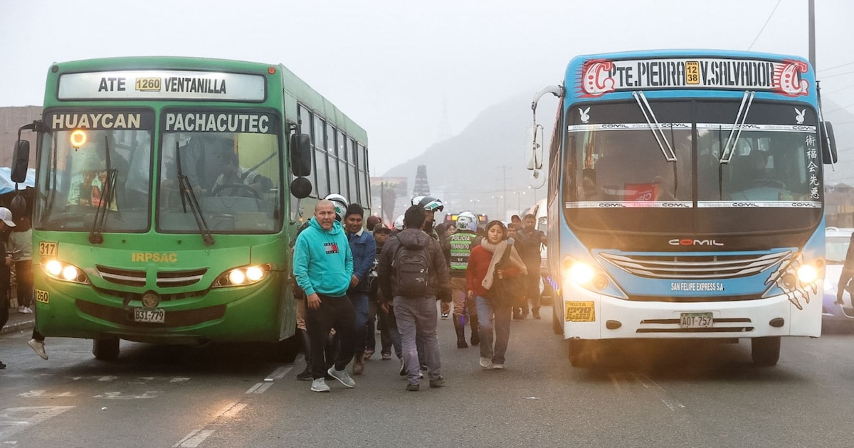 Transportistas en Lima y Callao suspenden servicios en protesta por inseguridad hoy en vivo