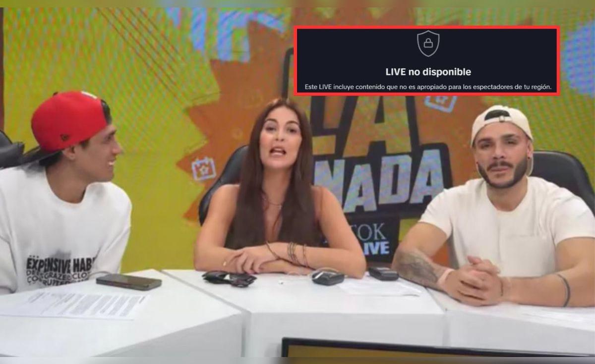 TikTok bloquea transmisión de ‘La Manada’, nuevo programa de Laura Spoya y colegas
