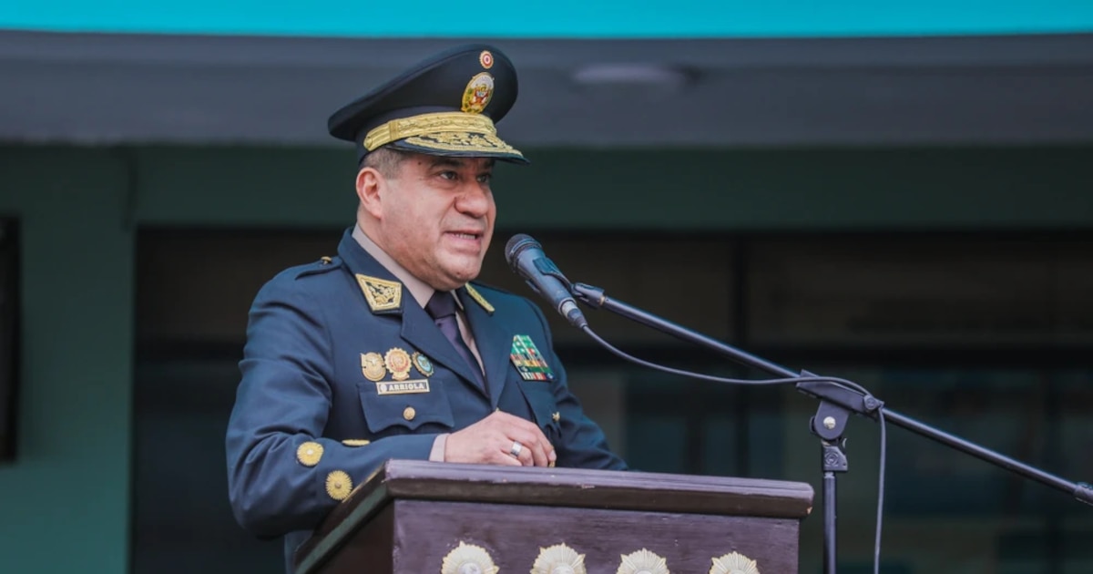 Óscar Arriola, jefe de la PNP, pide calma ante el paro de transportistas