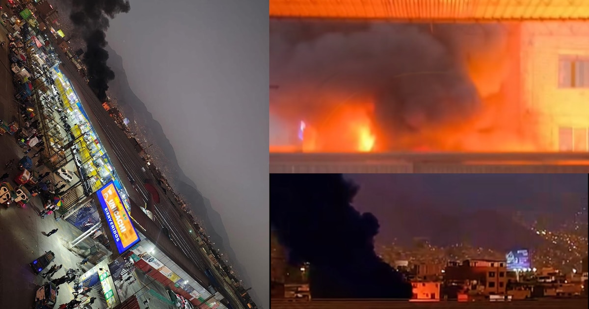 Incendio en el Mercado Unicachi de Comas alarma a vecinos y comerciantes