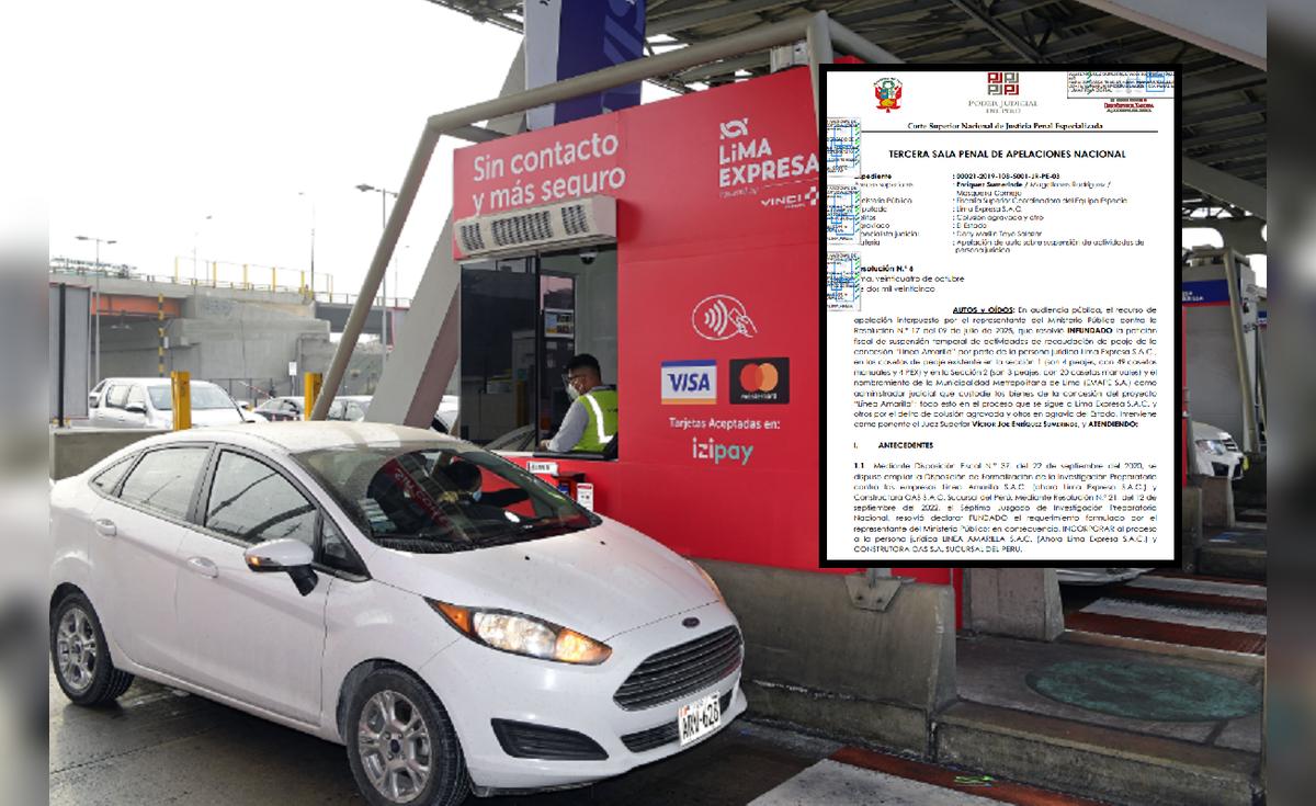 PJ rechaza solicitud y confirma que no hay suspensión temporal de peajes en Línea Amarilla