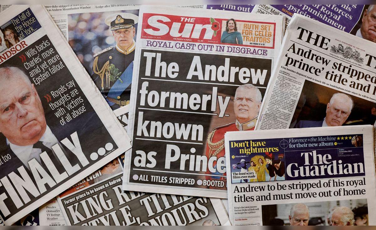 Reino Unido despoja a Andrés del título de príncipe en medio de escándalo por Jeffrey Epstein