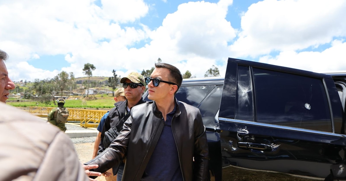 Ataque con piedras y disparos contra el presidente Daniel Noboa en Ecuador: denuncian tentativa de asesinato