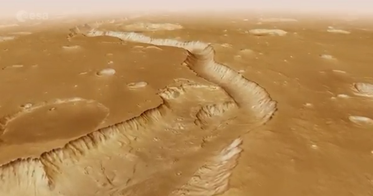 ¡Inédito vuelo digital revela un laberinto de 1,6 mil km en Marte y sus secretos sobre la historia del agua en el planeta