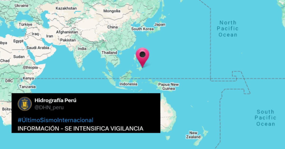 Terremoto 7.4 en Filipinas activa alerta en el Pacífico y Perú refuerza monitoreo