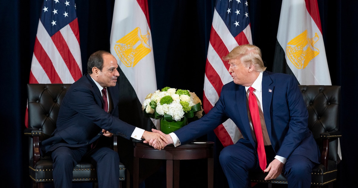 ¡Cumbre histórica en Egipto! Trump y Al Sisi lideran los esfuerzos por un alto el fuego en Gaza y la paz en Oriente Medio