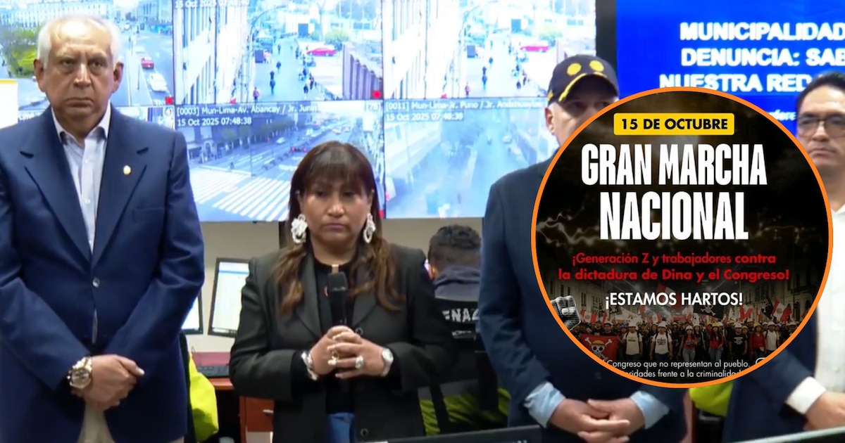 Municipalidad de Lima implementa plan de seguridad ante protestas del 15 de octubre