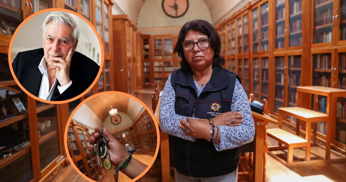 Mujer en Arequipa preserva el legado de Mario Vargas Llosa y sus 23 mil libros