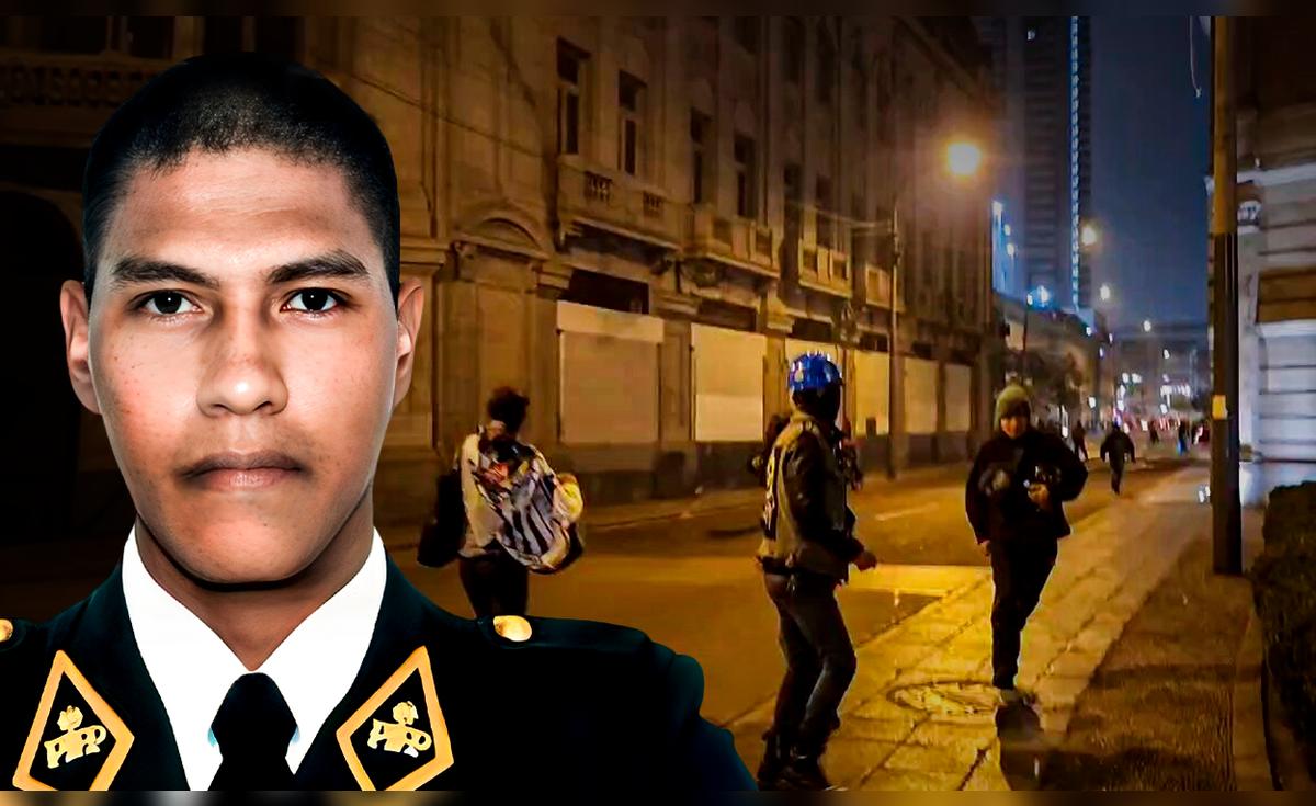 Policía Luis Magallanes, presunto responsable del fallecimiento de Eduardo Ruiz en la marcha del 15 de octubre