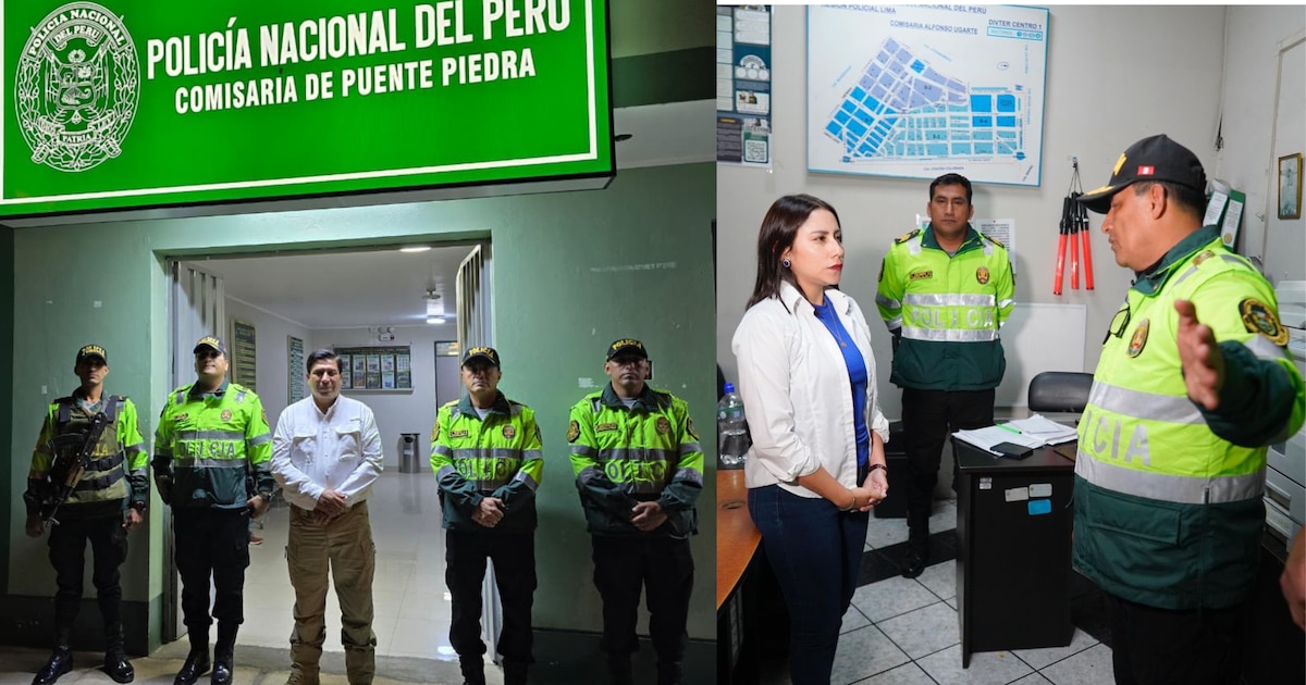 Ministros de José Jerí recorren comisarías limeñas tras respaldo presidencial a la PNP