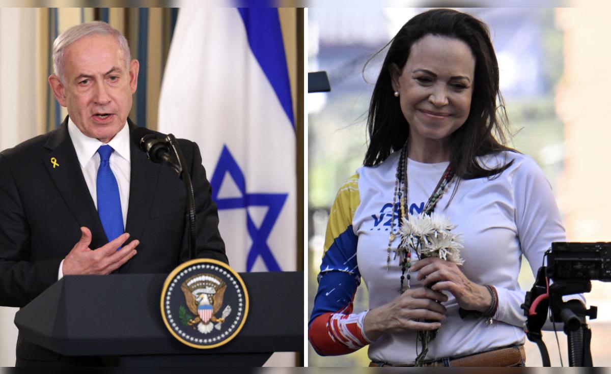 María Corina Machado apoya a Netanyahu y elogia decisiones en Gaza tras recibir Nobel de la Paz