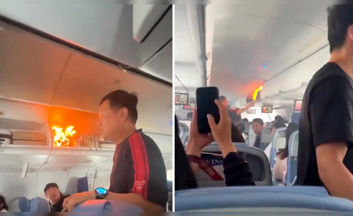 ¡Pánico en el cielo! Batería de litio explota en vuelo de Air China y desata incendio de emergencia