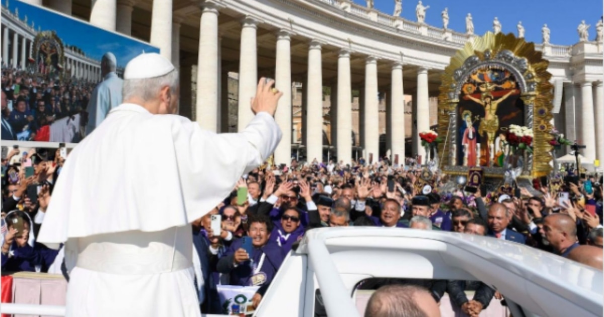 El Papa León XIV envía saludo a la Hermandad del Señor de Los Milagros