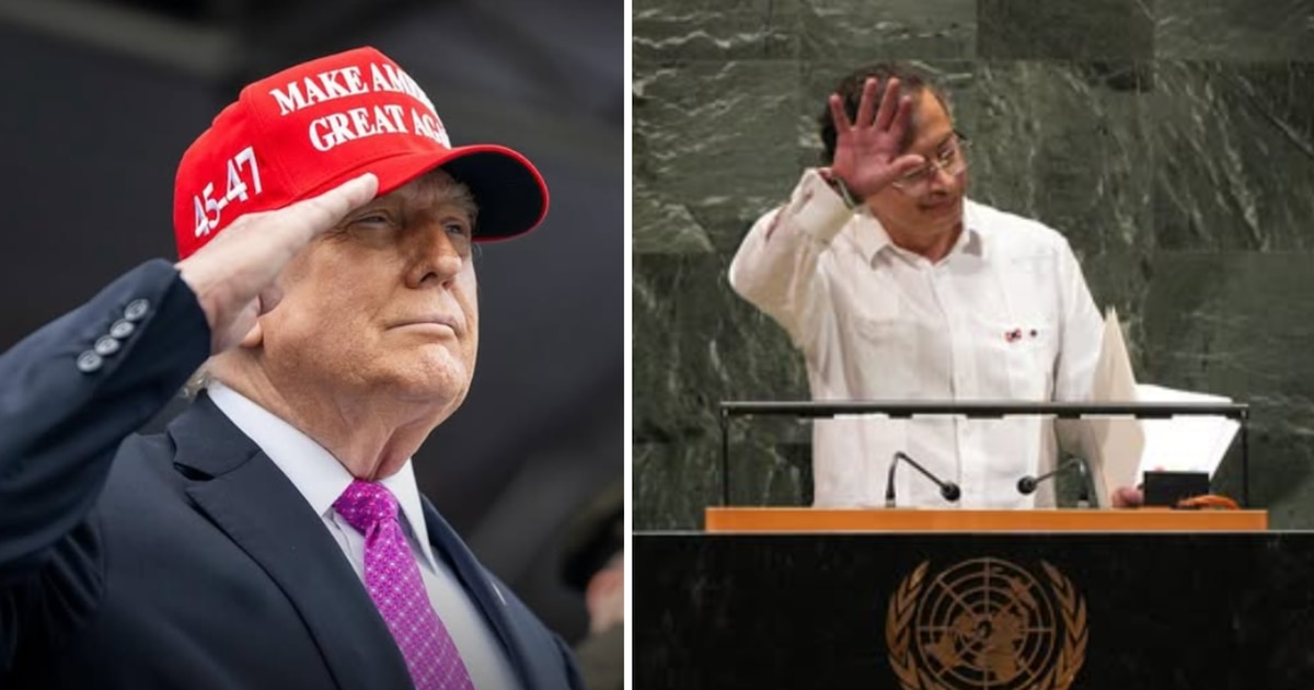Trump acusa a Gustavo Petro de narcotraficante y suspende subsidios a Colombia
