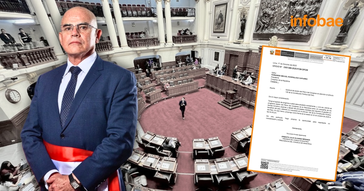 Gabinete de Ernesto Álvarez solicita voto de confianza en Congreso para el 22 de octubre