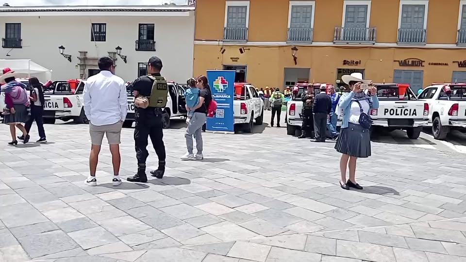 Entrega de 131 patrulleros fortalece seguridad en Cajamarca