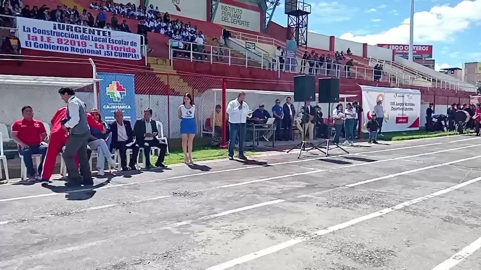 Inició en Cajamarca el desfile de delegaciones regionales para Juegos 2025