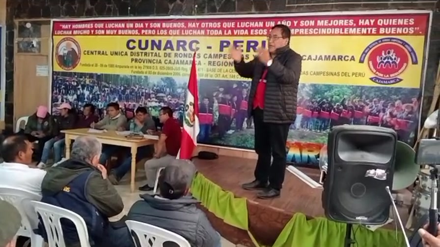 Rondas Campesinas en Cajamarca abordan inseguridad y minería ilegal