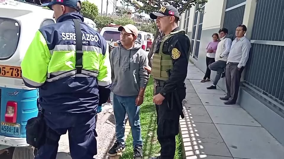 Accidente de tránsito en Cajamarca deja un joven herido grave