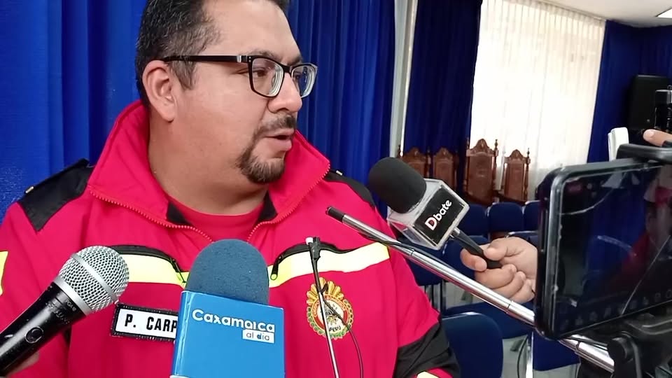 Cajamarca realiza simulacro de incendios en centro comercial el 14 de noviembre