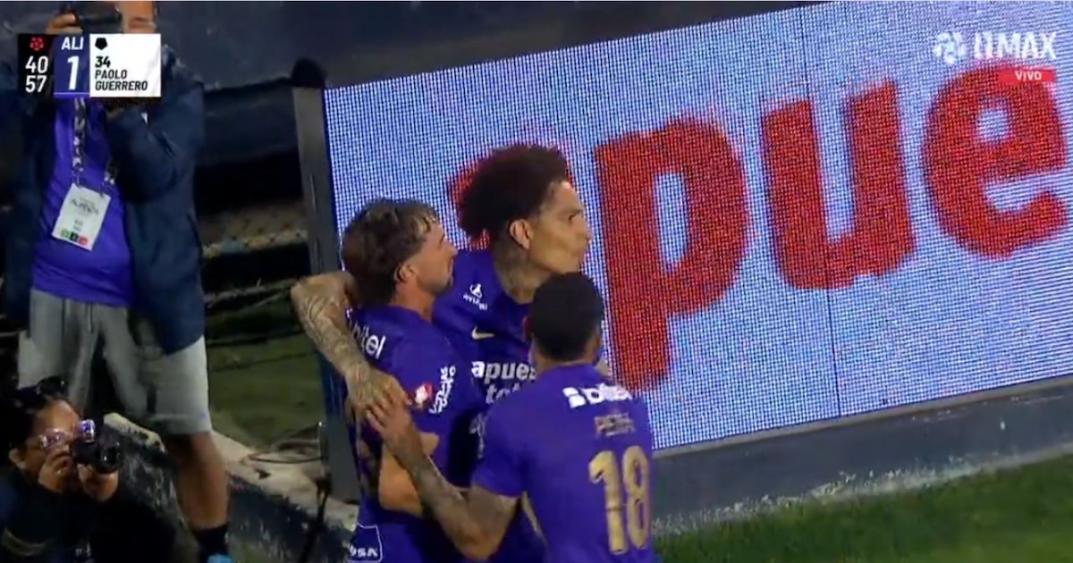 Paolo Guerrero anota tras fallar penal en Alianza Lima vs Melgar por Liga 1 2025
