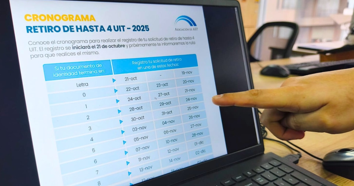 Retiro de AFP 2025: Fechas y beneficiarios que podrán solicitar en noviembre