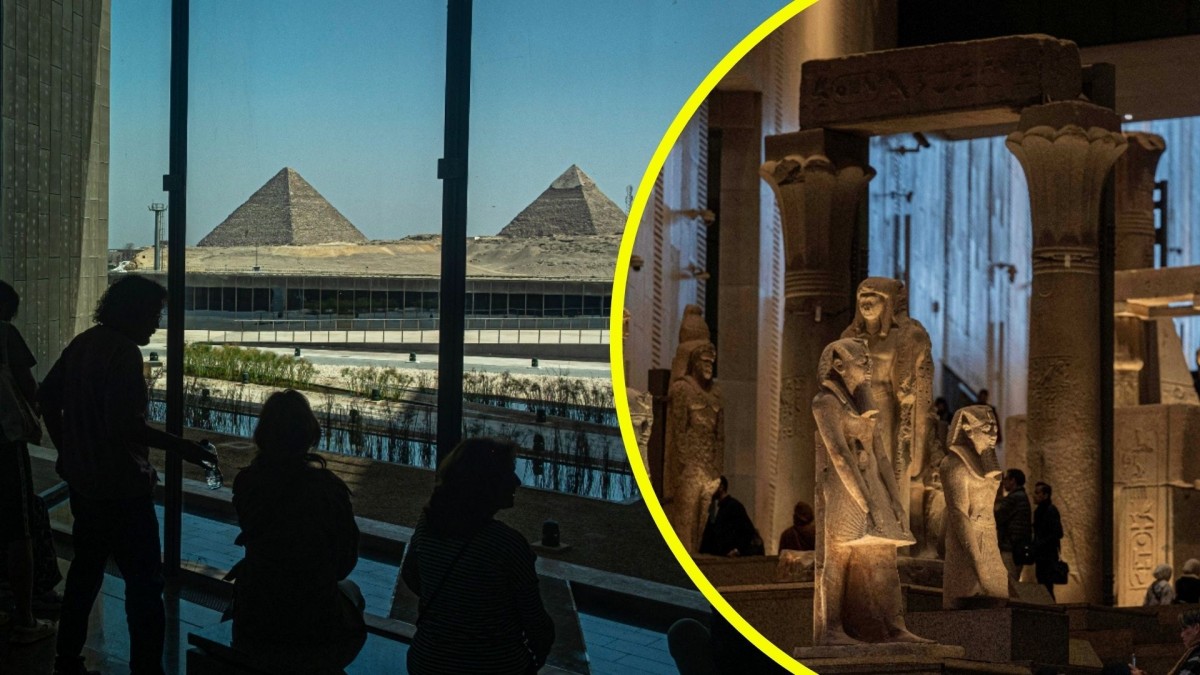 ¡Inauguran el Gran Museo Egipcio! La mayor colección de tesoros faraónicos en 100 años frente a las pirámides