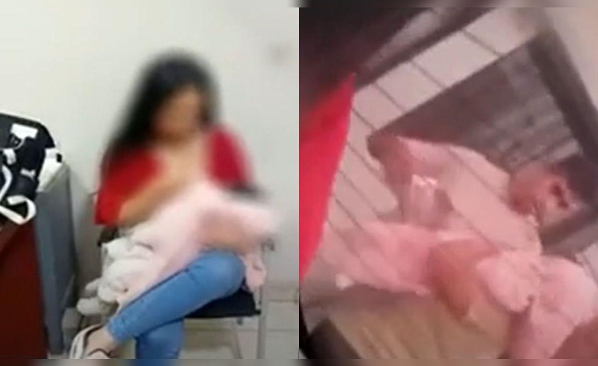 Madre con bebé en brazos, detenida toda la noche tras denunciar agresión de su expareja