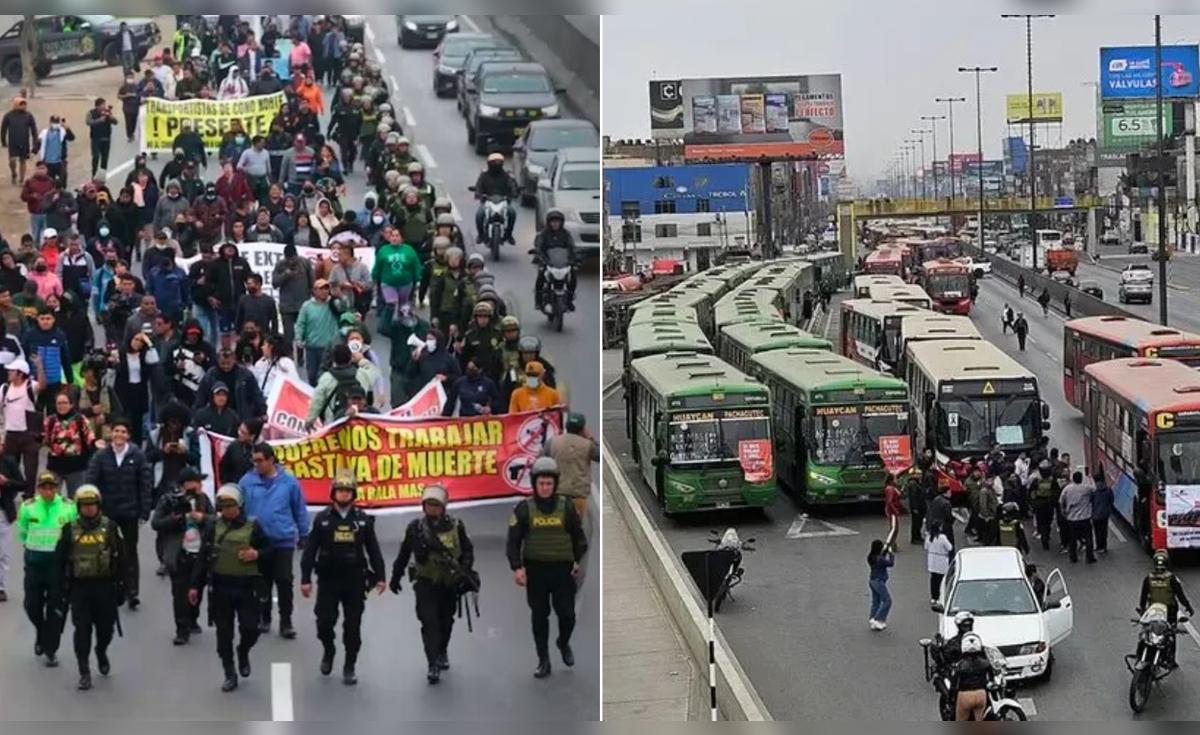 Transportistas en Callao suspenden actividades en vivo por extorsión