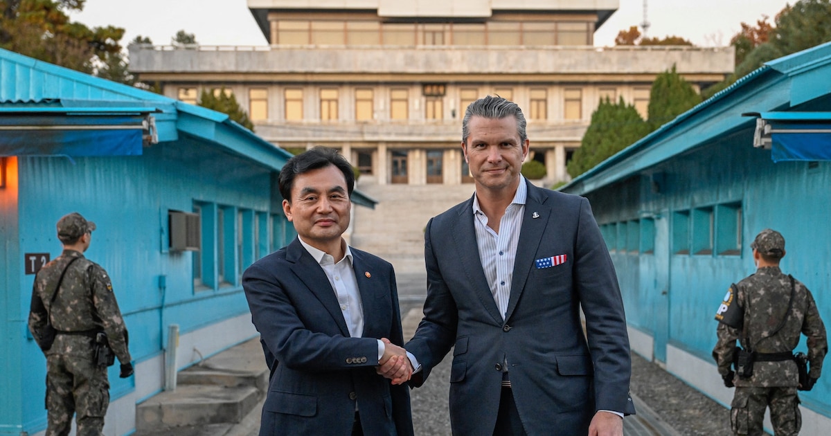 ¡Hegseth atraviesa la DMZ en un histórico gesto de tensión entre Corea y EE.UU.!