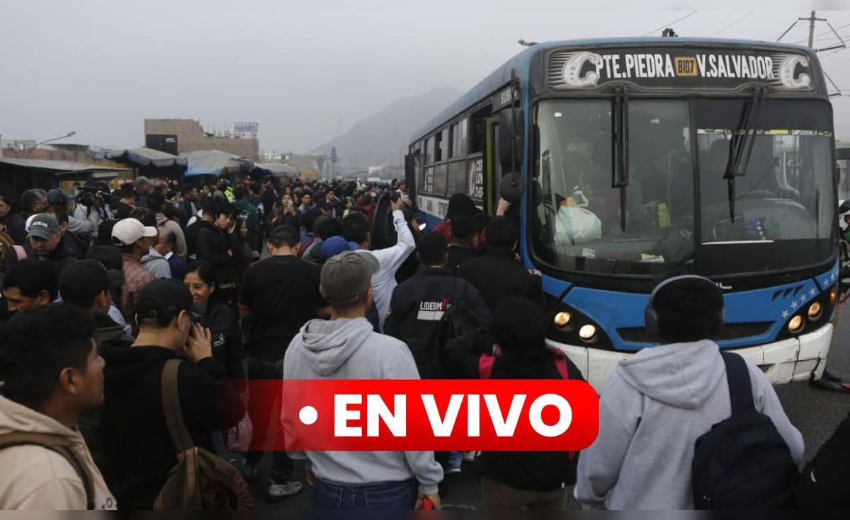 Paro de transportistas del 4 de noviembre en vivo: situación y servicios afectados en Lima y Callao