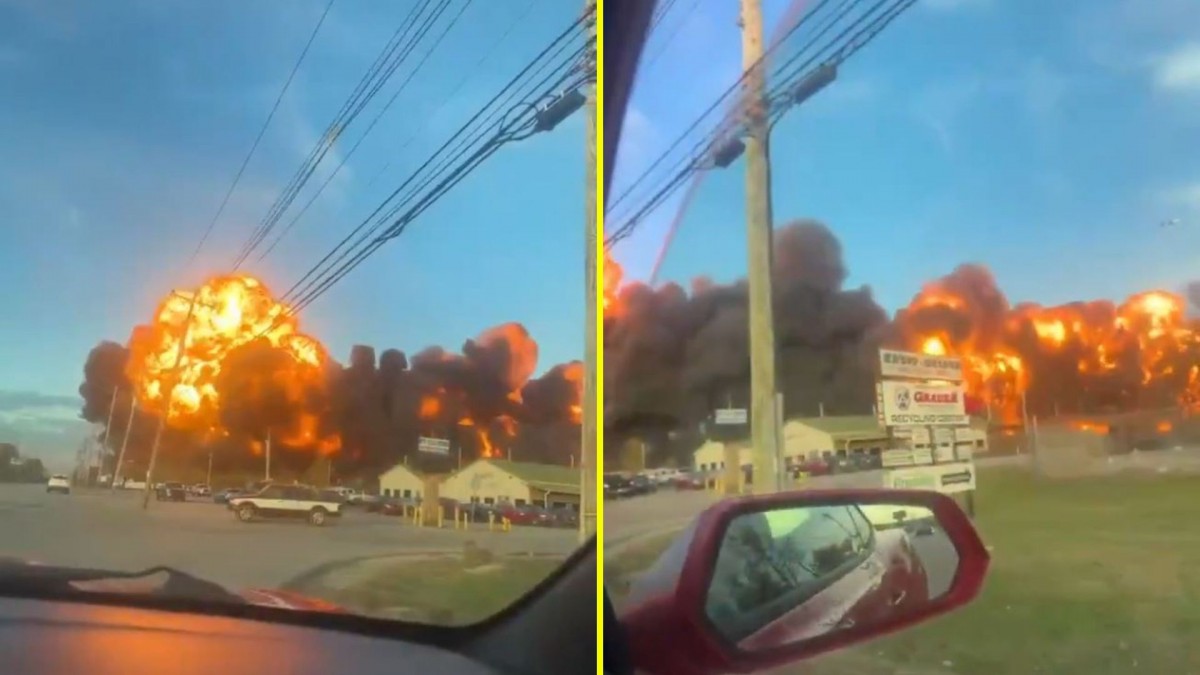 ¡TRAGEDIA EN KY: Avión de UPS con 280,000 galones de combustible se estrella tras despegar!