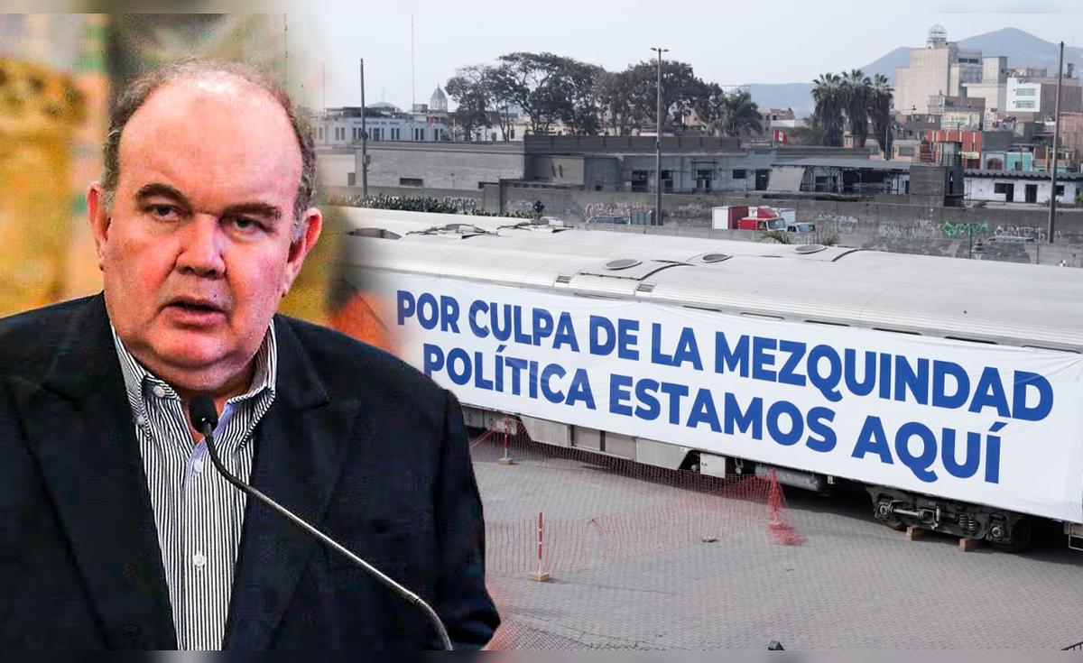 Calidad de trenes Caltrain en Parque La Muralla y polémica en gestión de López Aliaga