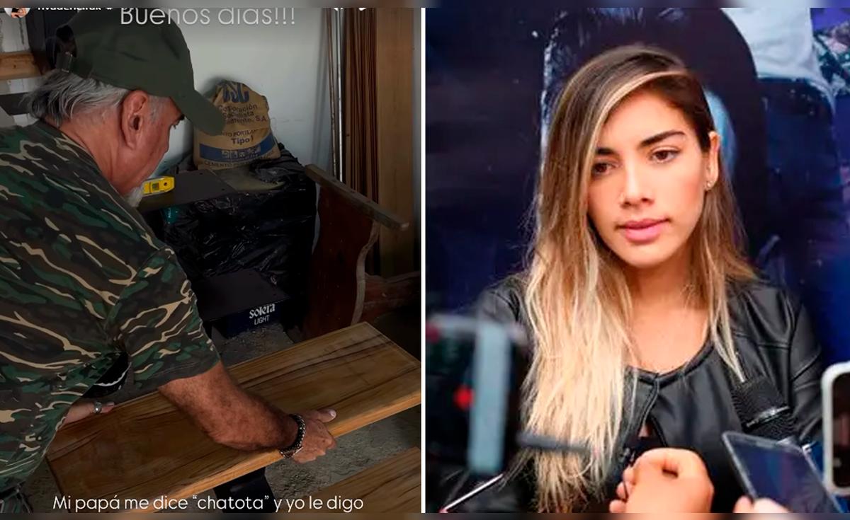 Korina Rivadeneira comparte cómo trabaja su padre en Venezuela y muestra su lugar de labor
