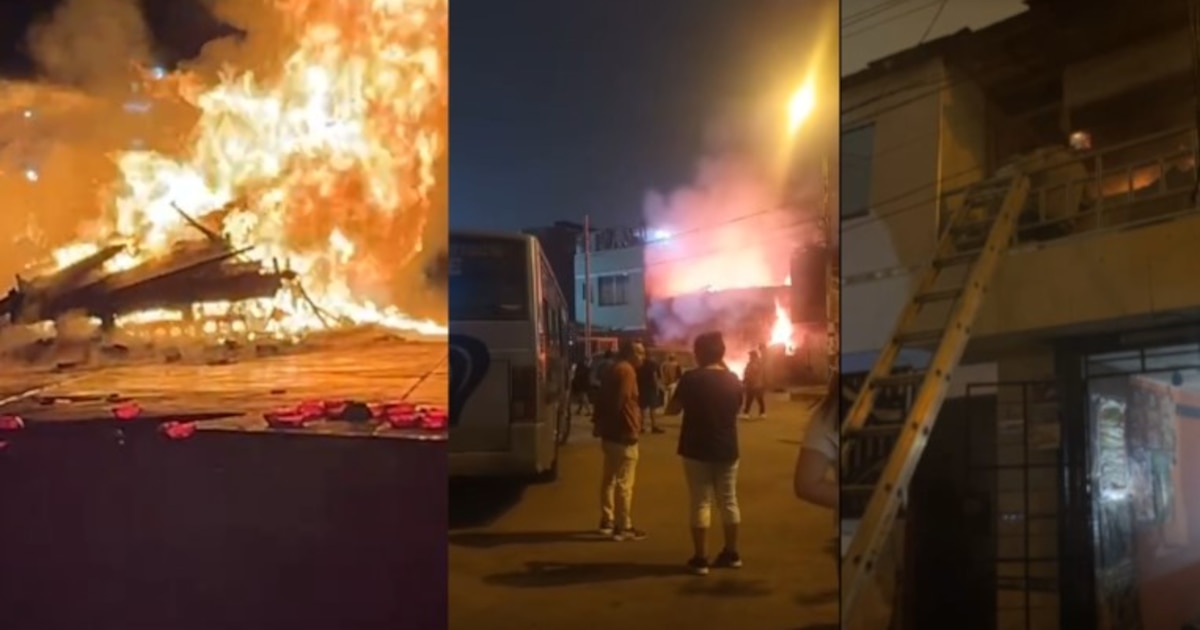 Incendio en Callao: nueve unidades de bomberos combaten fuego en Puerto Nuevo