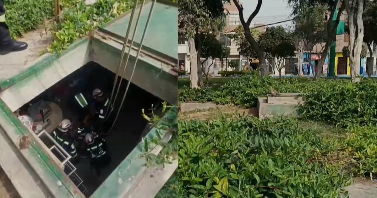 Trabajadora municipal cae ocho metros en depósito subterráneo de San Martín en Porres