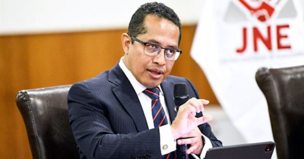 Presidente del JNE alerta riesgo presupuestal para las Elecciones 2026