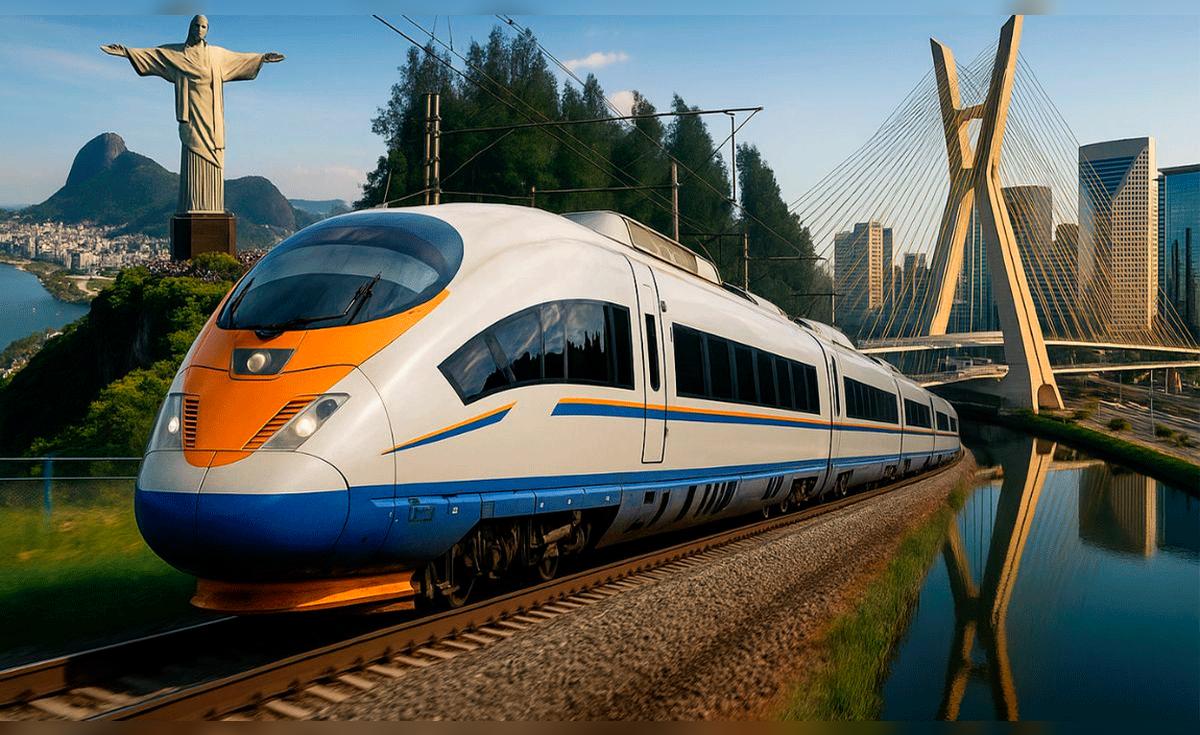 Brasil prepara el tren más rápido de América Latina que revolucionará la conectividad en la región