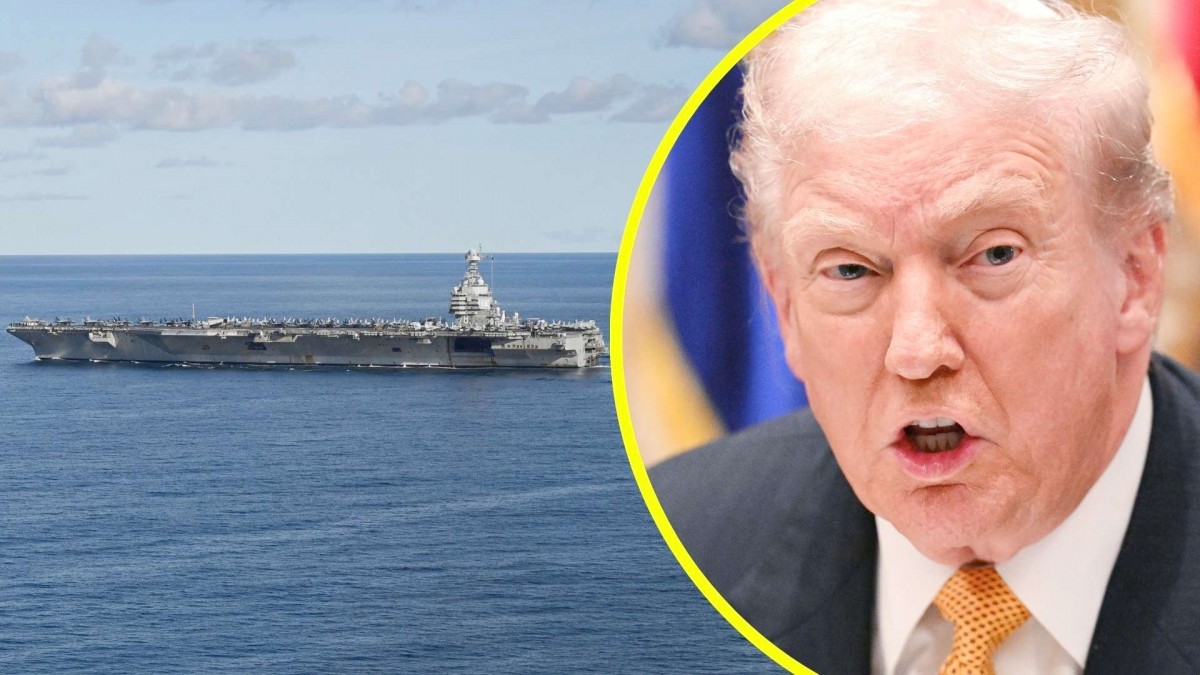 ¡EE.UU. despliega su portaaviones más grande contra el narcotráfico en Venezuela!