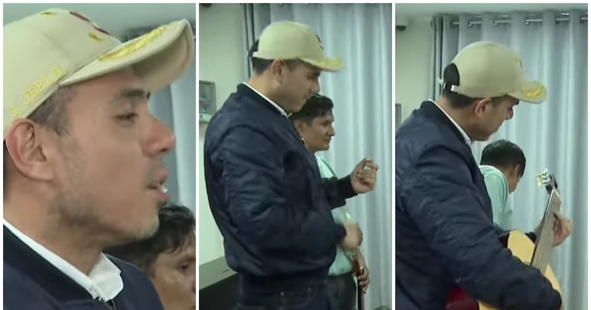 José Jerí intenta imitar a Dina Boluarte con «De música ligera» en Huánuco y falla en la guitarra