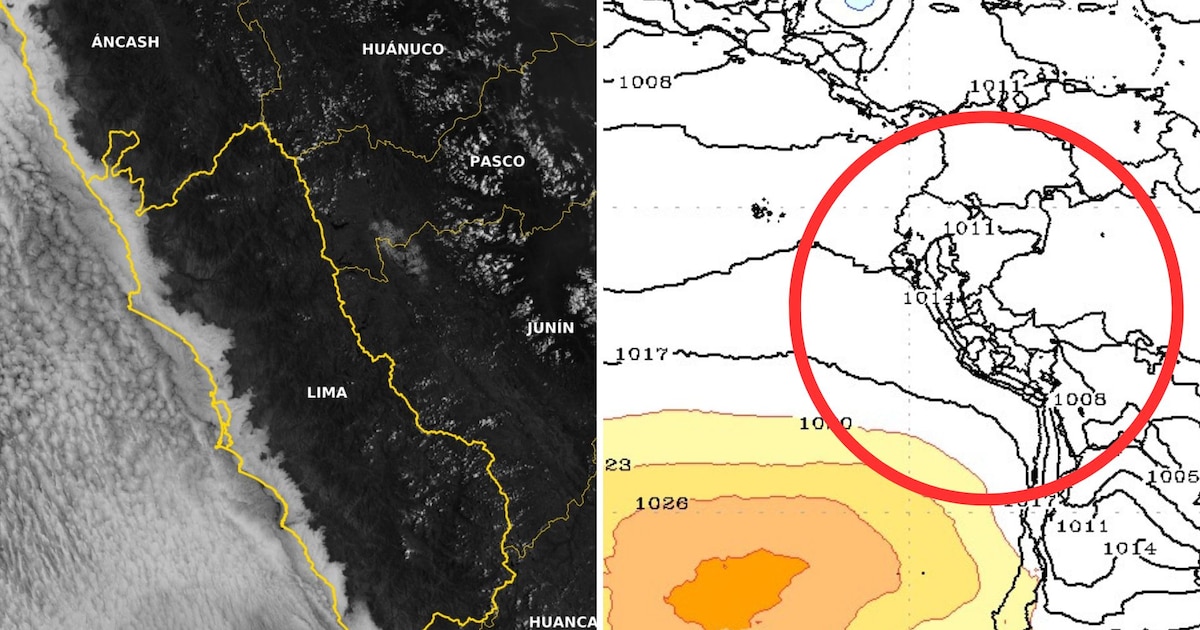 Senamhi alerta sobre choque de vientos del norte y sur cerca de la costa peruana y su impacto climático
