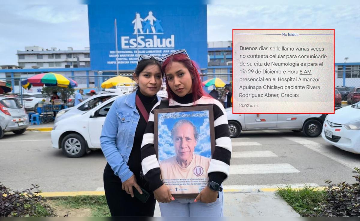 EsSalud programa cita para paciente fallecido en Chiclayo: «Mi papá murió esperando»