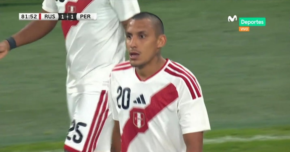 Alex Valera anota espectacular zurdazo y empata Perú vs Rusia en amistoso FIFA 2025