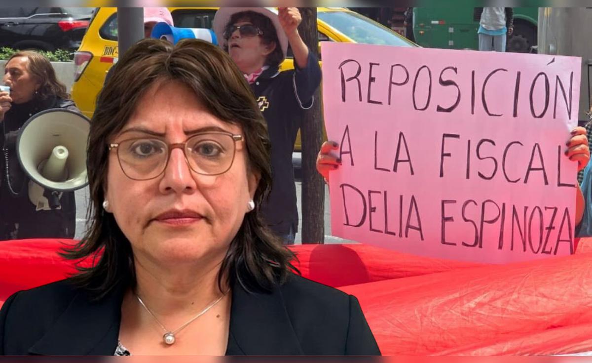 Delia Espinoza promete tomar posesión mañana en medio del plantón