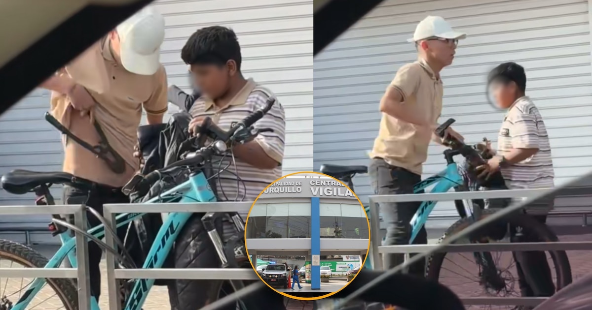 Roban bicicleta en Open Plaza Angamos de Surquillo en plena daylight
