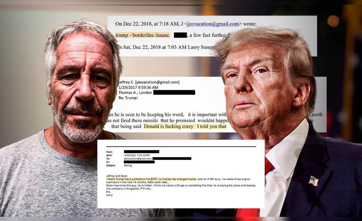 Escándalo: Emails de Jeffrey Epstein vinculan a Trump con actividades ilegales y expresan preocupación por su salud mental