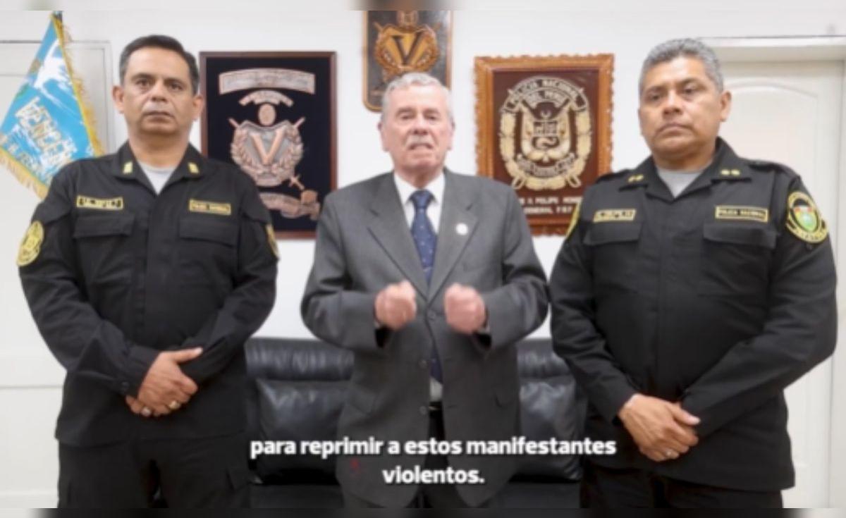 Fernando Rospigliosi pide reprimir a manifestantes violentos en apoyo a la policía