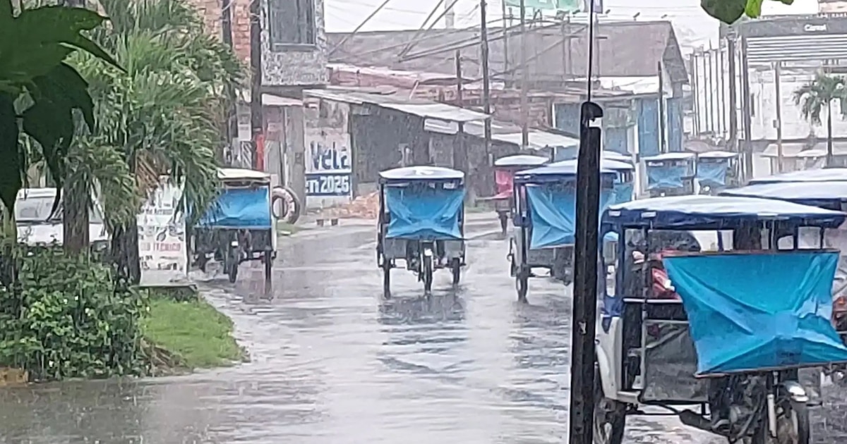 Senamhi advierte lluvias, friaje y riesgos en nueve departamentos de la selva